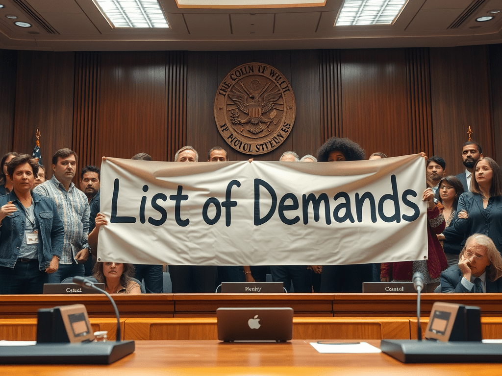 List of Demands