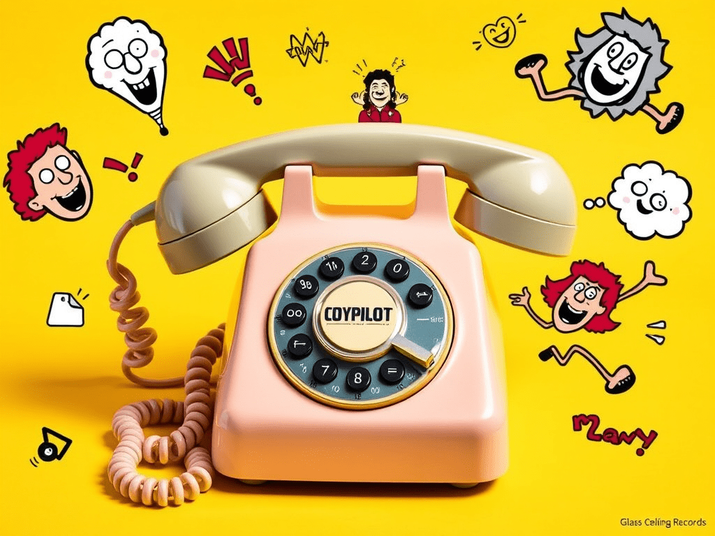 Glass Ceiling Records – BTS – Copilot: My Partner in&nbsp;Comedy